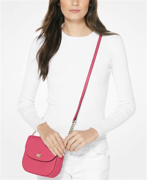 michael kors mott m|Mott Leather Crossbody .